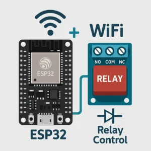 esp32 ควบคุมรีเลย์ผ่าน WiFi