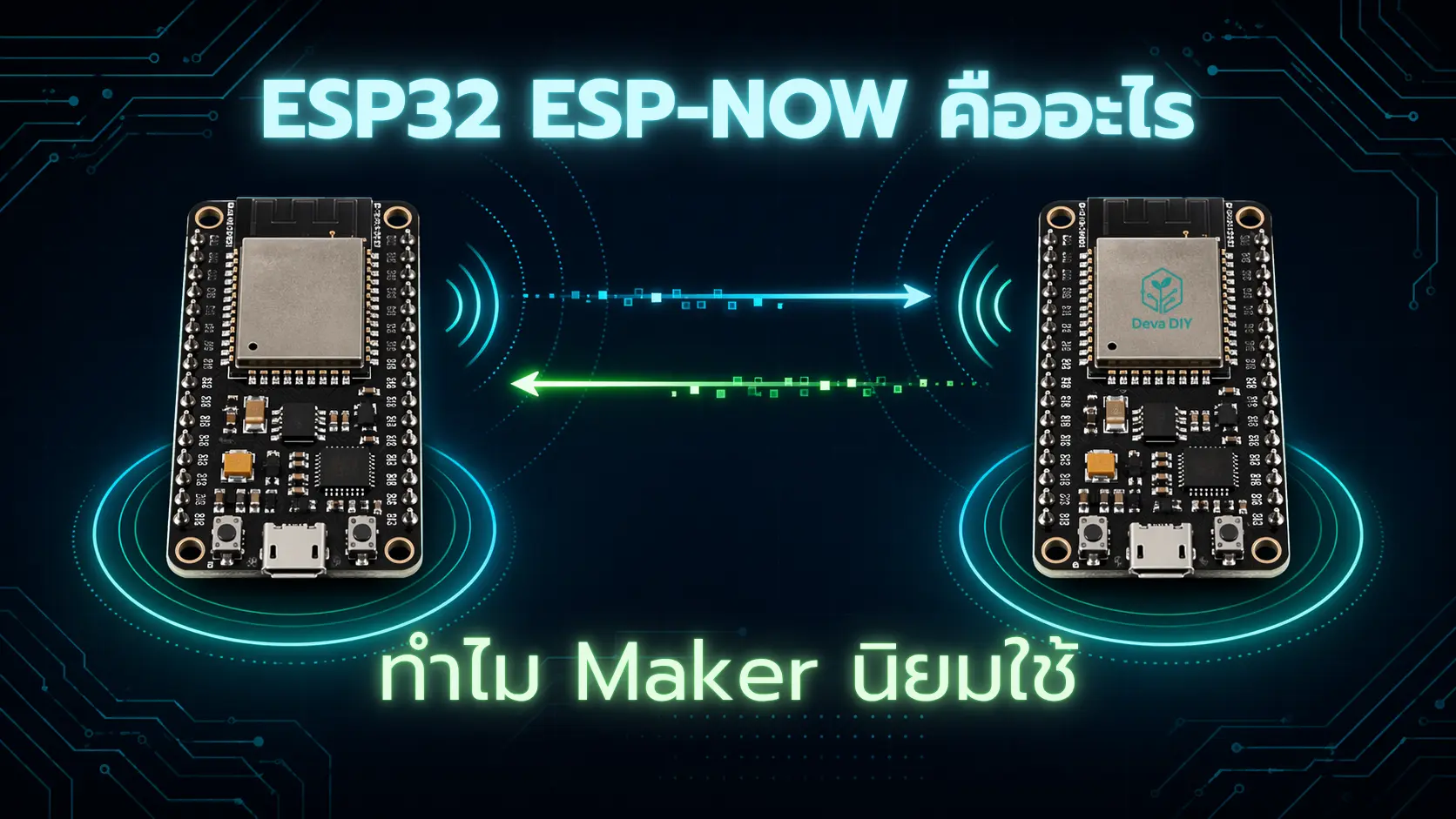 ESP32 ESP-NOW คืออะไร? ทำไม Maker นิยมใช้ในงานส่งข้อมูลไร้สาย