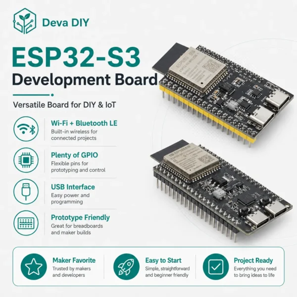 ESP32-S3 Development Board บอร์ด WiFi Bluetooth สำหรับ IoT